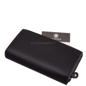 Ženska aktovka denarnica La Scala v darilni škatli črna CVF100