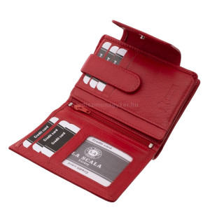 Portfel damski La Scala czerwony DDN11259