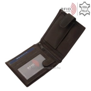 La Scala RFID bőr férfi pénztárca DKR08-BARNA