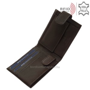 La Scala RFID bőr férfi pénztárca DKR80-BARNA