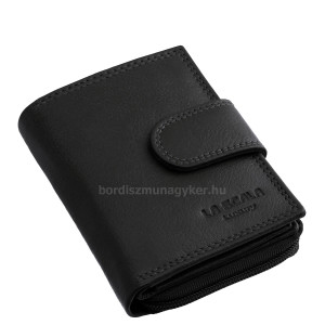 Dámská peněženka z pravé kůže La Scala s RFID, černá ANC-LL2