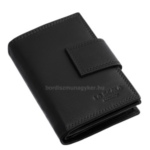 Dámská peněženka z pravé kůže La Scala s RFID, černá ANC062