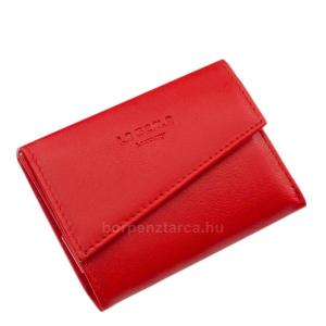 La Scala valódi bőr női pénztárca RFID piros ANC1251