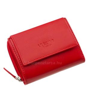 La Scala ženska denarnica iz pravega usnja RFID rdeča ANC1509