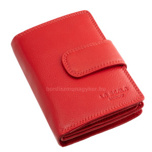 Dámská peněženka z pravé kůže La Scala s RFID, červená ANC842