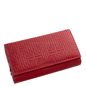 Women's wallet in gift box red La Scala LDN35