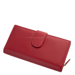 Portefeuille femme en coffret cadeau rouge La Scala LDN35