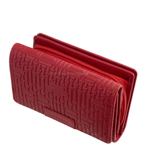 Női pénztárca díszdobozban piros La Scala LDN82221