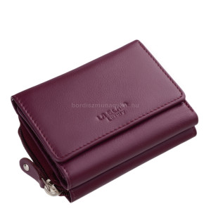 Women's wallet LA SCALA Luxury genuine leather LAS36 purple