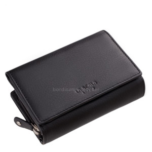 Women's wallet LA SCALA Luxury genuine leather LAS82221 black