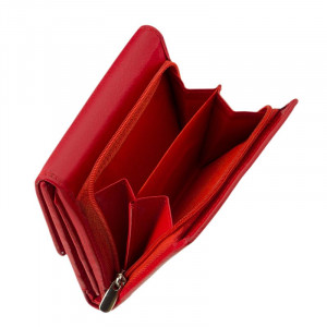Női pénztárca LA SCALA minőségi bőr DCO10090 piros