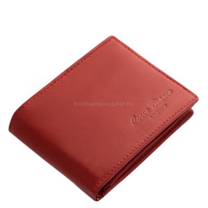 Női pénztárca valódi bőrből Corvo Bianco MCB102 piros
