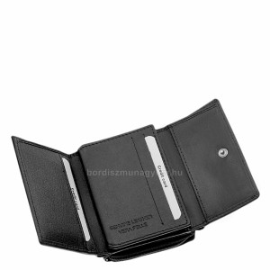 Dámská peněženka z pravé kůže La Scala DGN36 černá