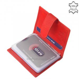 RFID kártyatartó átkapcsolóval La Scala ADCR2038/T piros