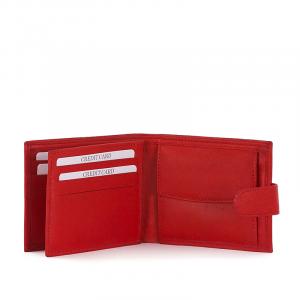 S. Belmonte Men's Wallet Red MS507 / T