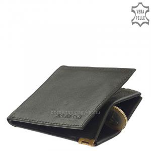 Slim bőr pénztárca La Scala M-002 fekete