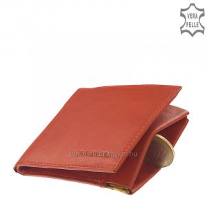 Slim bőr pénztárca La Scala M-002 piros