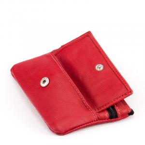 SLM leather keychain red SE502