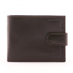 Moška denarnica Synchrony v darilni škatli temno rjave barve SN111 / T
