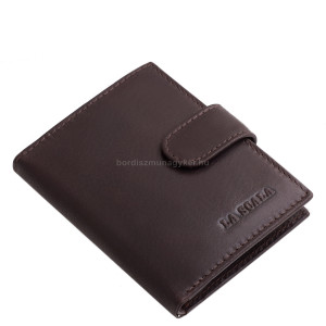Genuine leather card holder in gift box La Scala ADQ1008/T brown