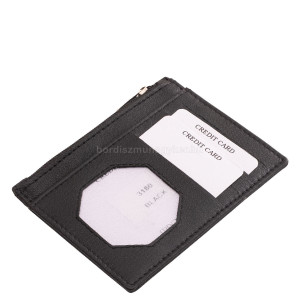 Valódi bőr kártyatartó La Scala 3180 fekete