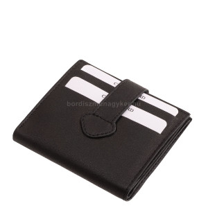 Valódi bőr kártyatartó La Scala 9Q771 fekete