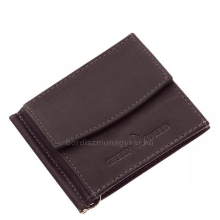 Kožená dolárová peňaženka v čiernej RFID GreenDeed ADL-D