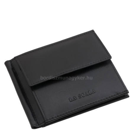 Portofel din piele pentru dolari cu protecție RFID, negru AST-D