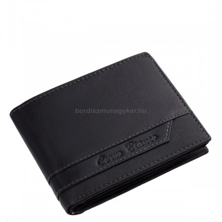 Кожен мъжки портфейл в подаръчна кутия черен SCB1021