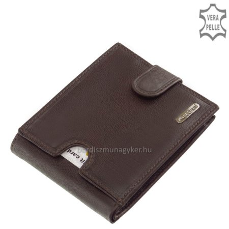 Bőr férfi pénztárca Giultieri SGV67A barna