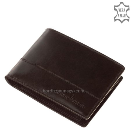 Kožená pánská peněženka GreenDeed černá PAV09