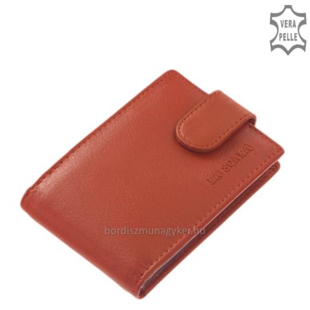 Leather card holder La Scala AD30809 / T red