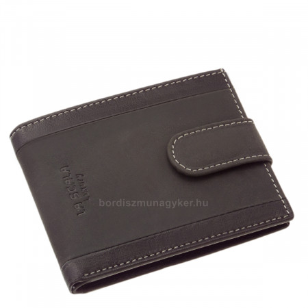 Kožený držiak na karty s RFID ochranou čierny SHL30809/T