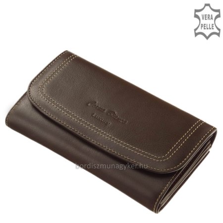 Kožená dámska peňaženka Corvo Bianco CN155 hnedá