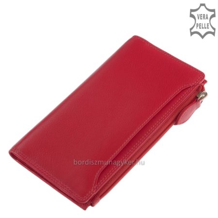 Kožená dámská peněženka La Scala DN71 růžová