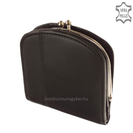 Leather women's wallet La Scala DN81 black