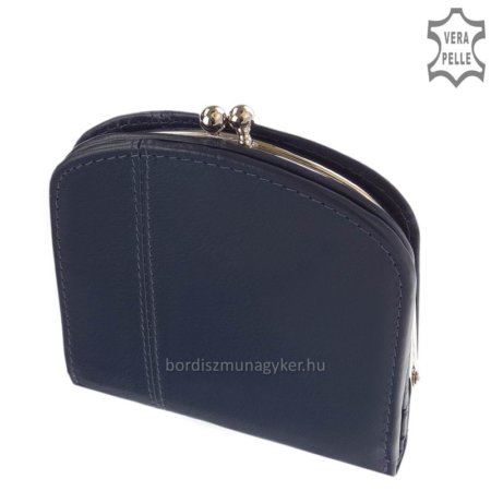 Leather women's wallet La Scala DN81 blue