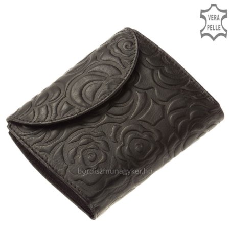 Kožená dámska peňaženka Sylvia Belmonte RO02 čierna