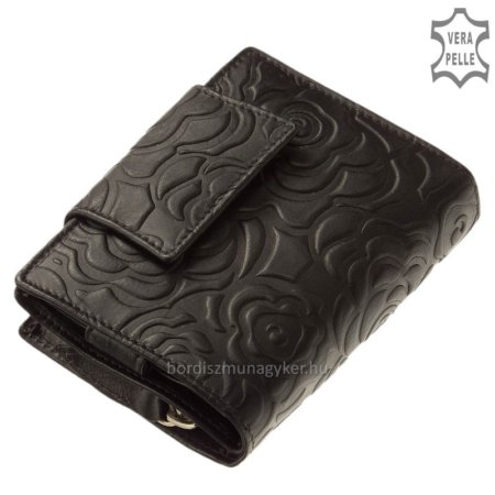 Kožená dámska peňaženka Sylvia Belmonte RO03 čierna