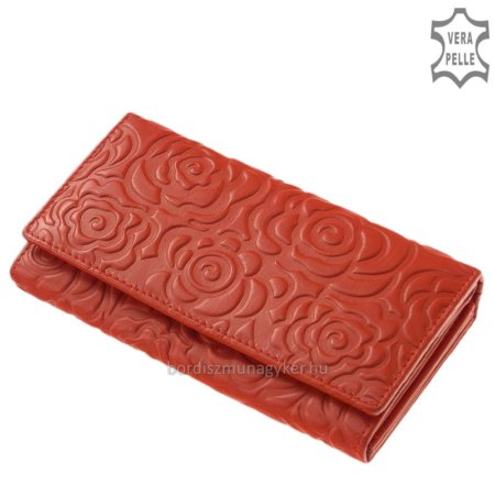 Leather women's wallet Sylvia Belmonte RO05 red