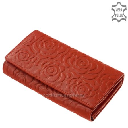 Portofel pentru femei din piele Sylvia Belmonte RO100 roșu