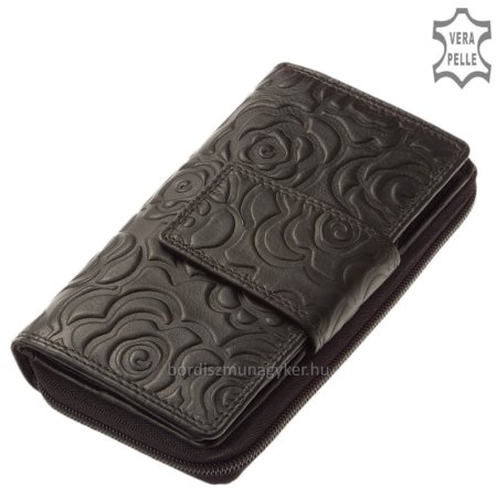 Skórzany portfel damski Sylvia Belmonte RO14 czarny