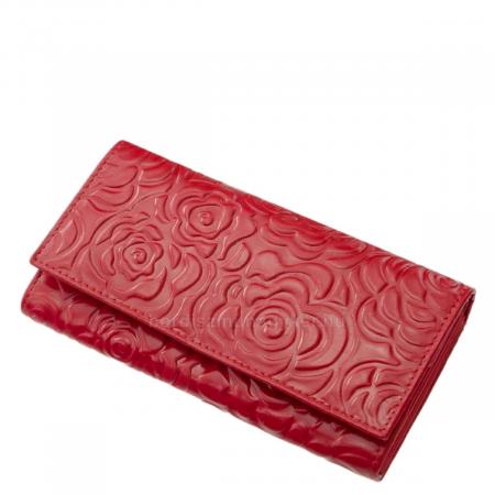 Damenbrieftasche aus Leder Sylvia Belmonte ROU05 rot