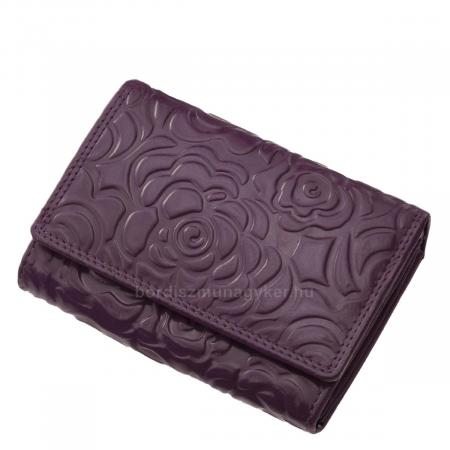 Portefeuille femme en cuir Sylvia Belmonte ROU06 violet