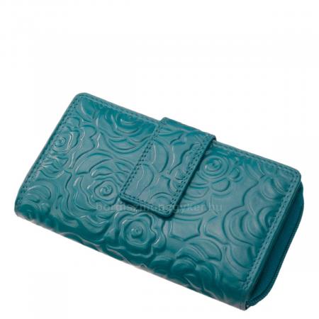Dámská kožená peněženka Sylvia Belmonte ROU14 tyrkysová
