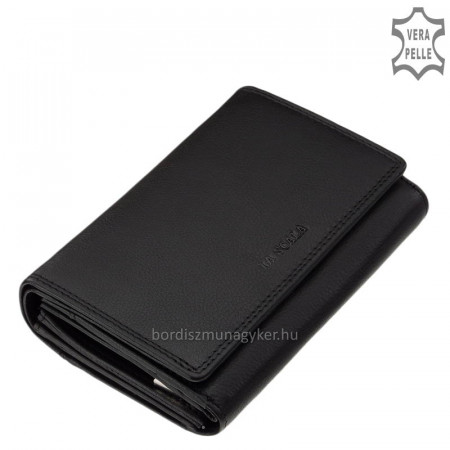 Dámská peněženka LA SCALA z pravé kůže DCO57006 černá