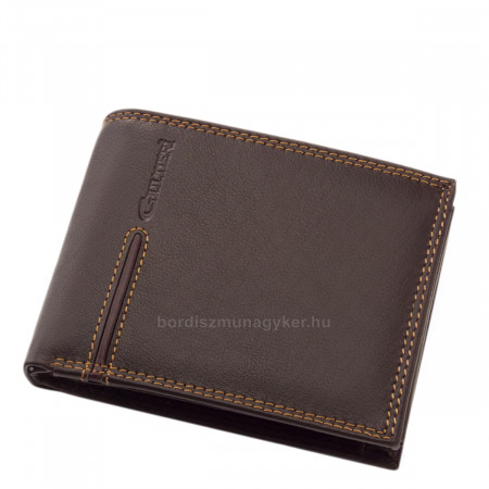 Kožená peněženka v dárkové krabičce hnědé SCN1021