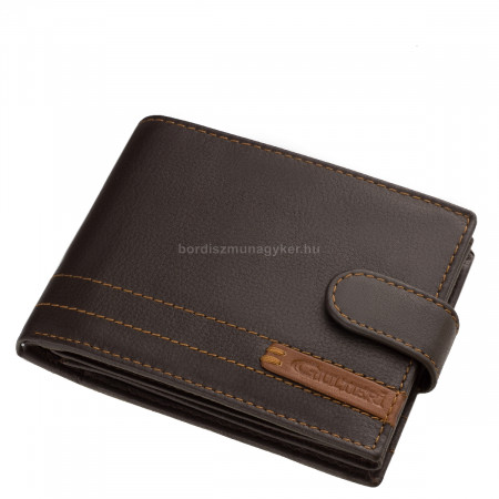 Usnjena denarnica v darilni škatli rjava SMC1021/T