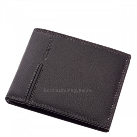 Usnjena denarnica v darilni škatli črna SCN1021