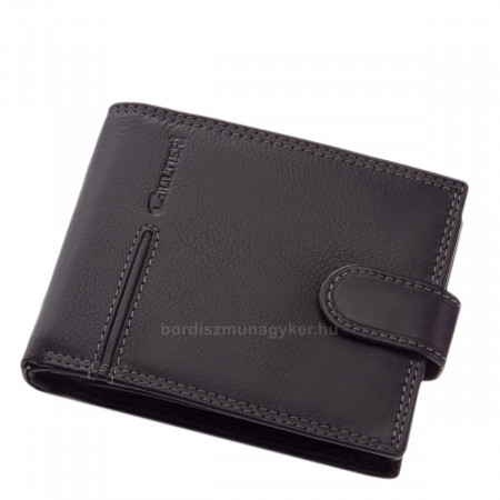 Kožená peňaženka v darčekovej krabičke čierna SCN1021/T